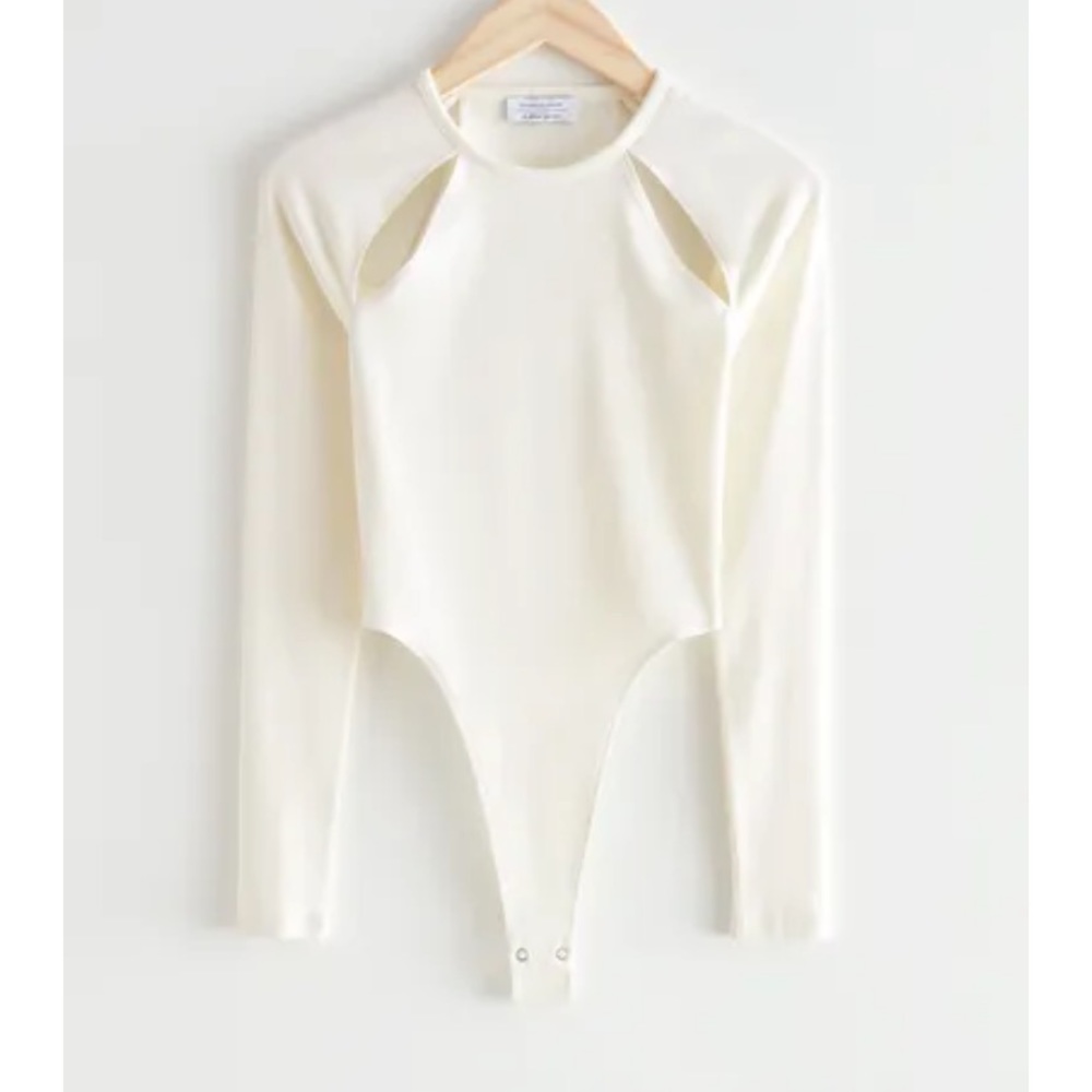 & Other Stories High Cut Thong Bodysuit